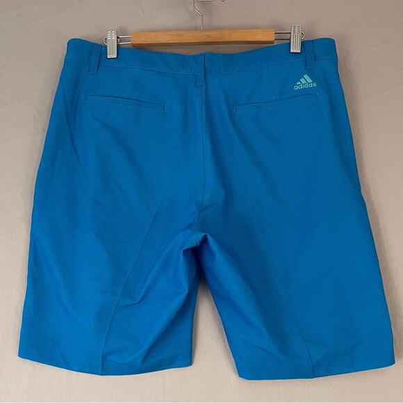 Adidas Golf Shorts Mens 36 Blue Rush Performance Tech Abstract Print Athletic - Picture 5 of 13